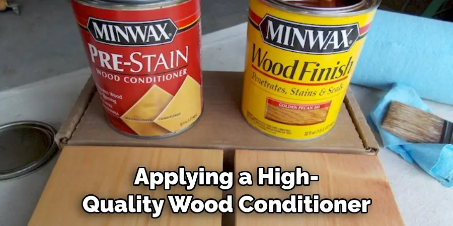 Applying a High-quality Wood Conditioner