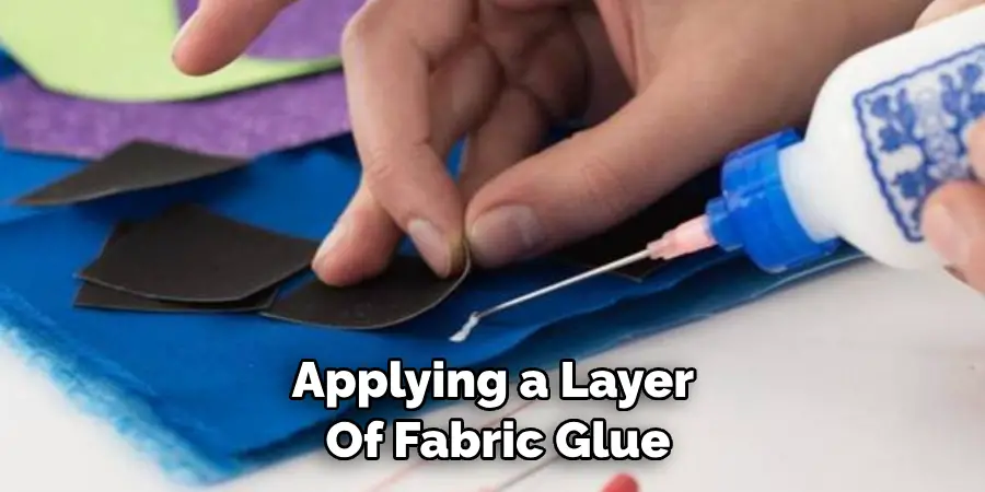 Applying a Layer of Fabric Glue