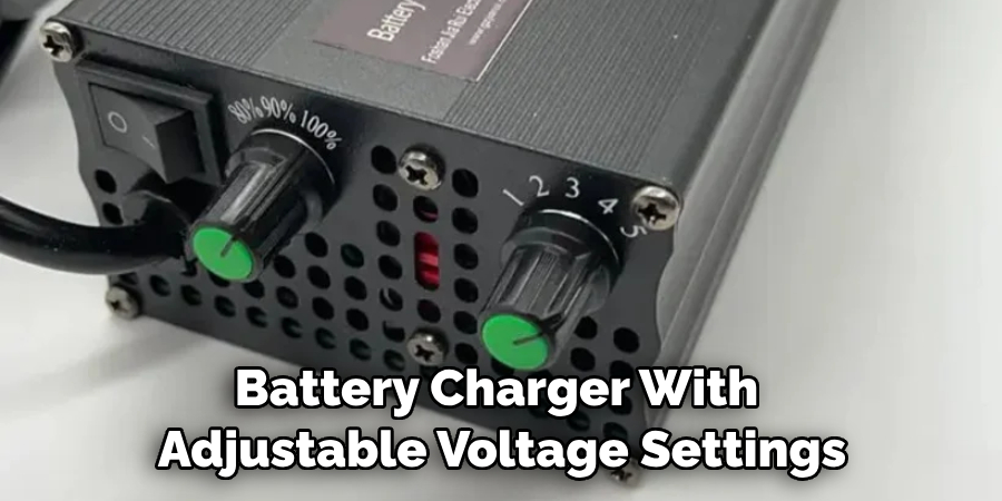 Battery Charger With Adjustable Voltage Settings