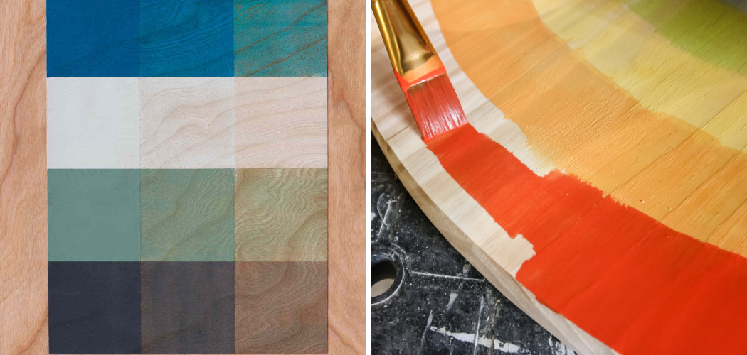 How to Color Wash Wood with Acrylic Paint