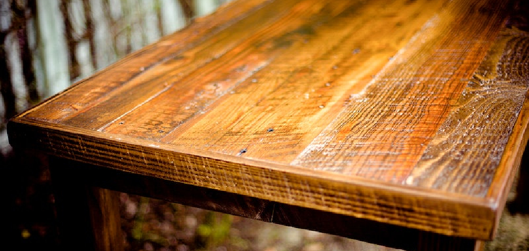 How to Fix Varnish on Table