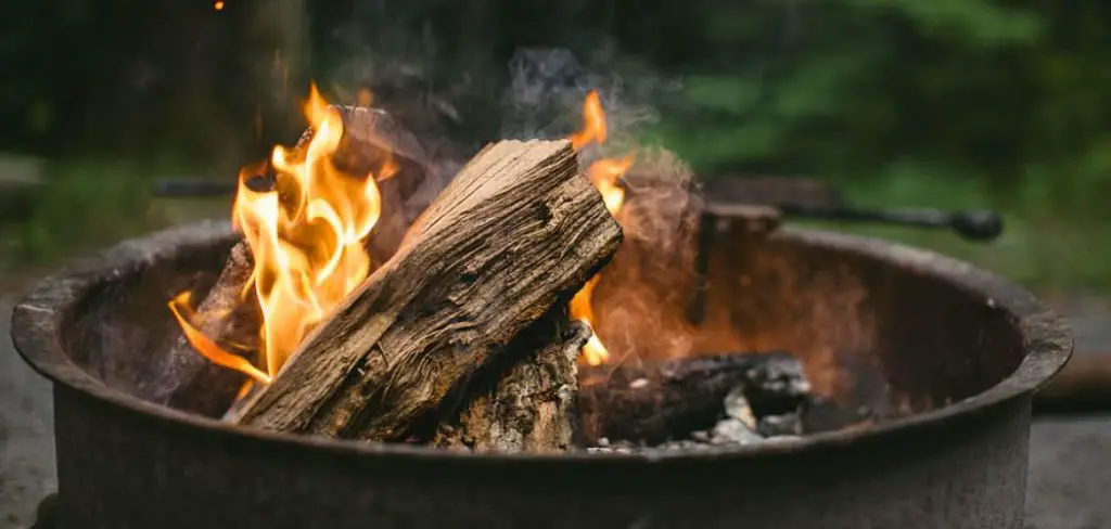 How to Light a Fire Pit with Wood