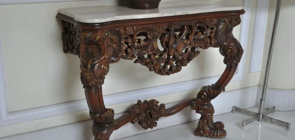 How to Make Console Table