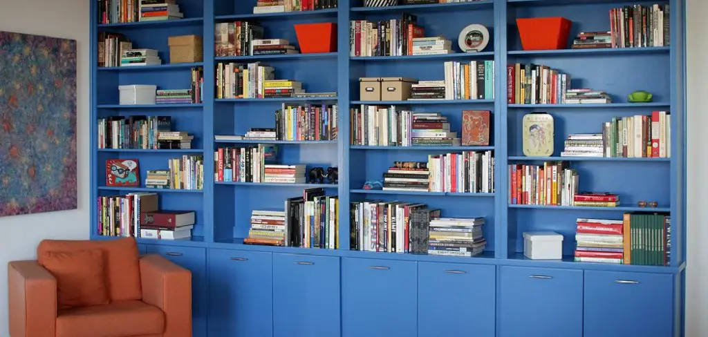 How to Paint a Bookcase