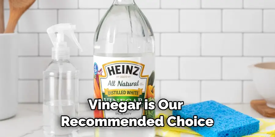 Vinegar is Our Recommended Choice