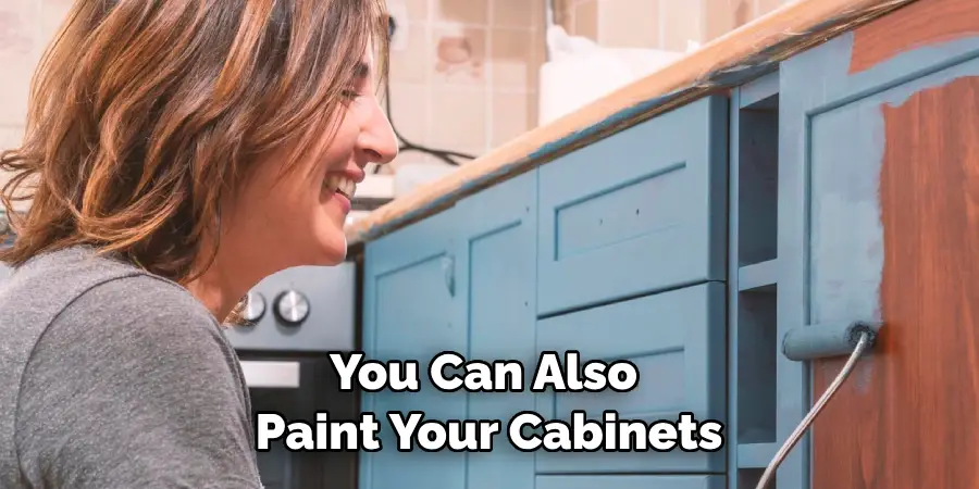You Can Also Paint Your Cabinets