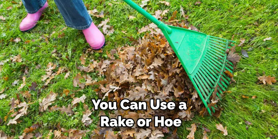 You Can Use a Rake or Hoe