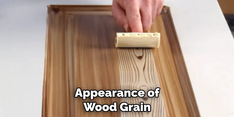  Appearance of
 Wood Grain