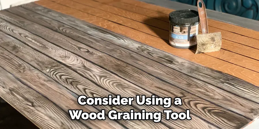Consider Using a Wood Graining Tool