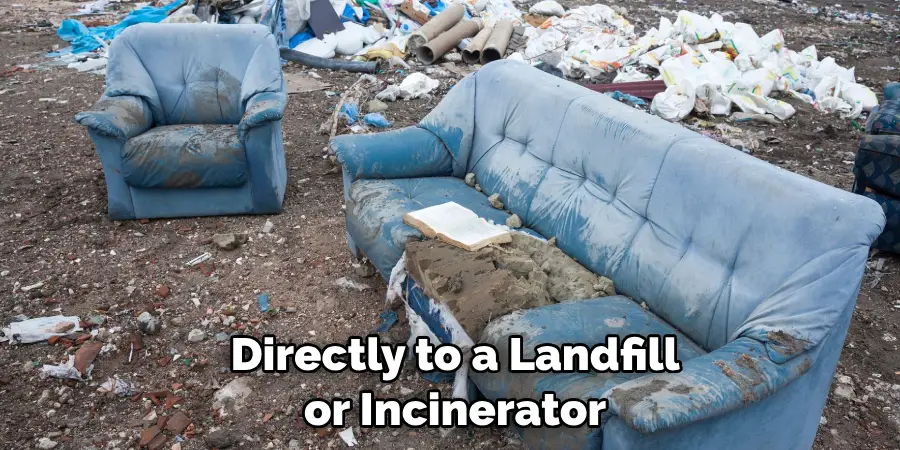  Directly to a Landfill or Incinerator