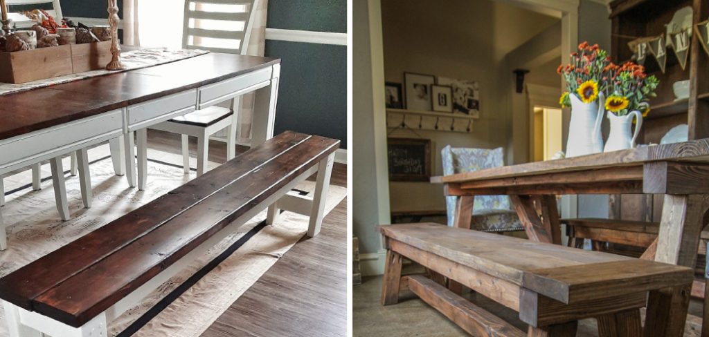 How to Build a Bench for Kitchen Table