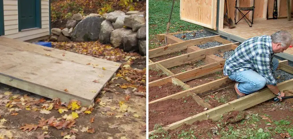 How to Build a Ramp for My Shed