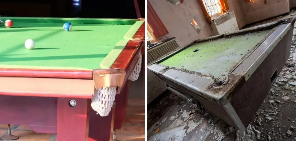 How to Dispose of a Pool Table
