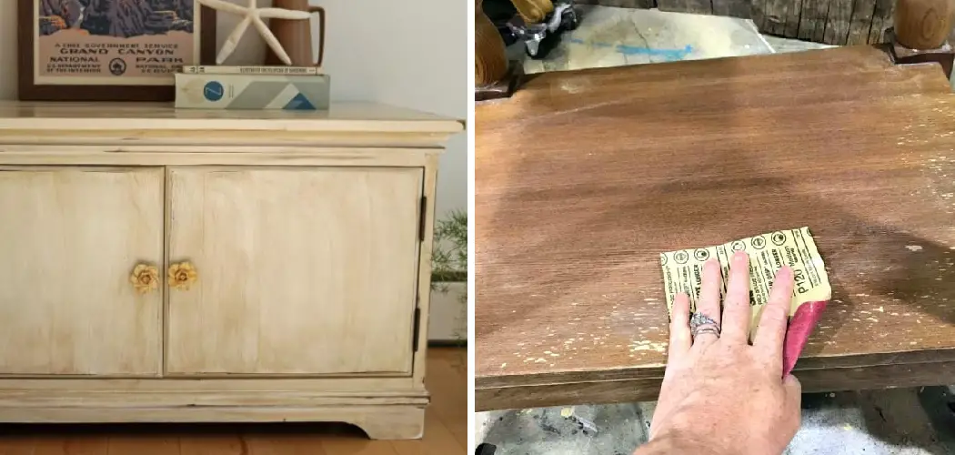 How to Distress Furniture With Sandpaper