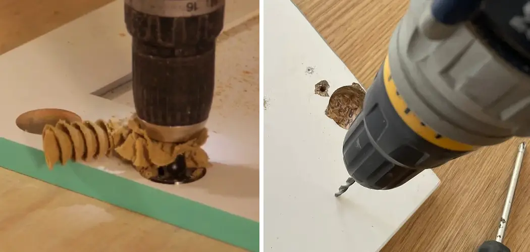 How to Drill Cabinet Hinge Holes