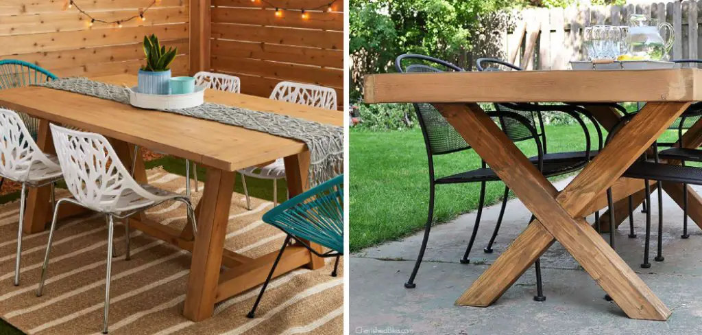 How to Make Outdoor Table