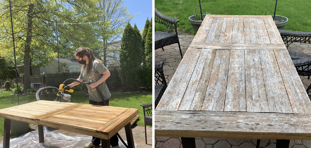 How to Refinish Patio Table