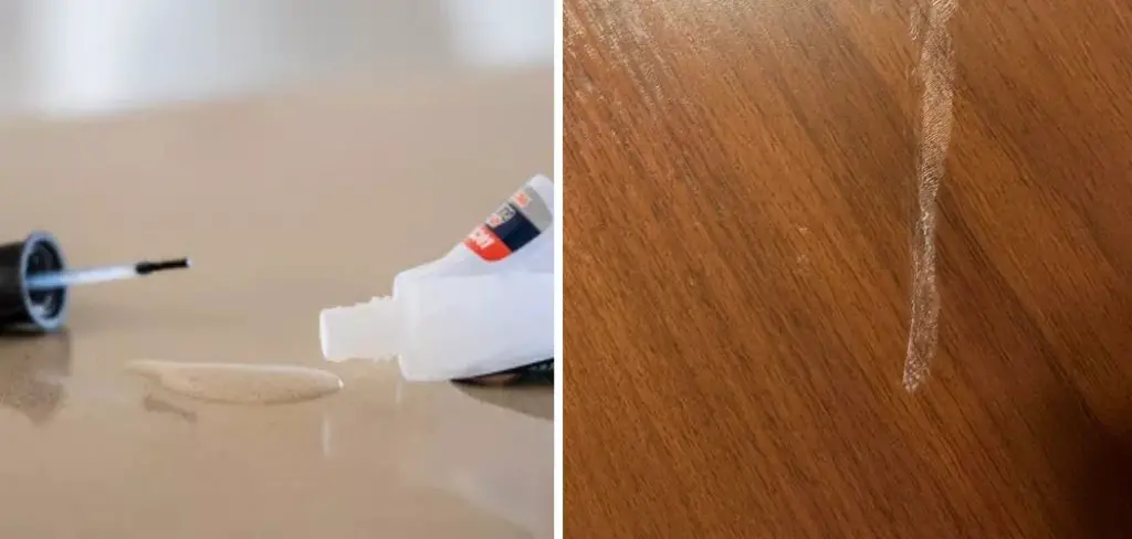 How to Remove Super Glue from Wood Table