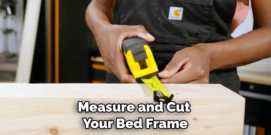 Measure and Cut Your Bed Frame