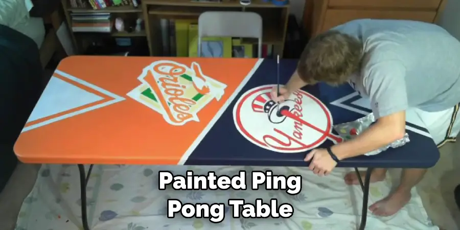  Painted Ping Pong Table