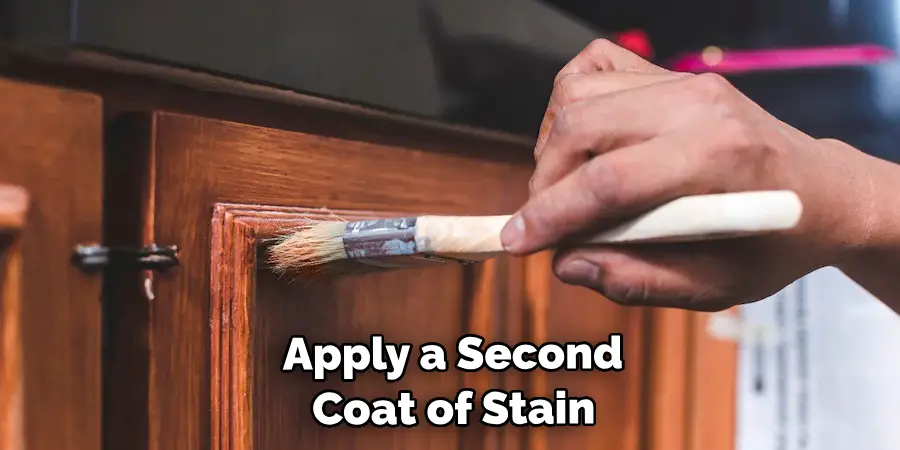  Apply a Second Coat of Stain