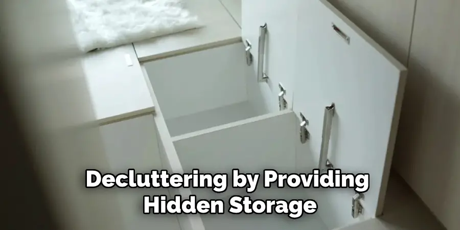 Decluttering by Providing Hidden Storage