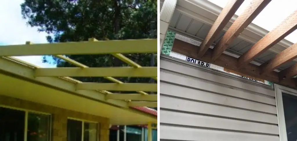 How to Attach a Pergola to a House With Gutters