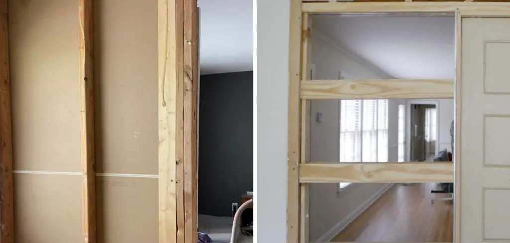 How to Build Pocket Door Frame