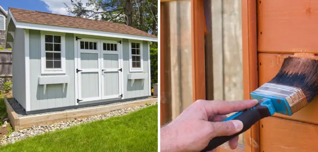 How to Paint a Shed