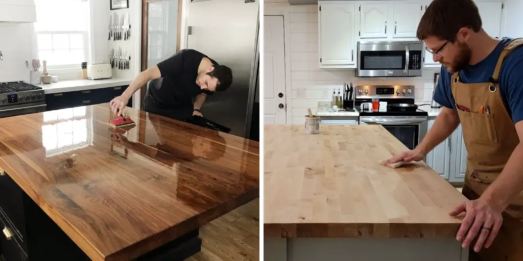 How to Refinish Butcher Block Countertop