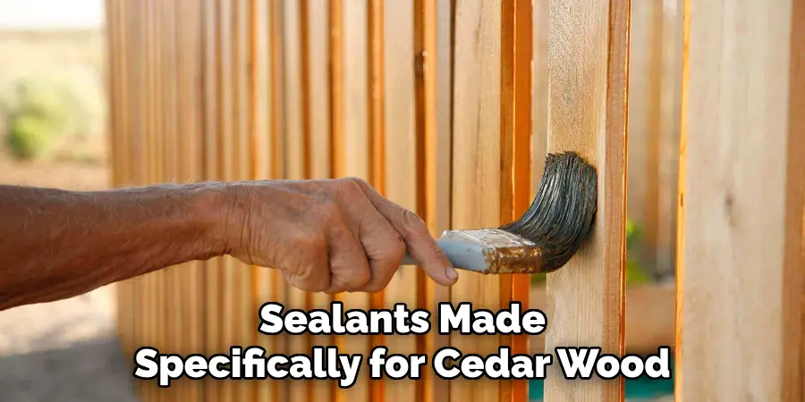 Sealants Made Specifically for Cedar Wood