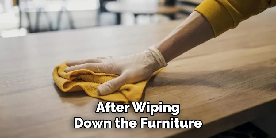 After Wiping Down the Furniture