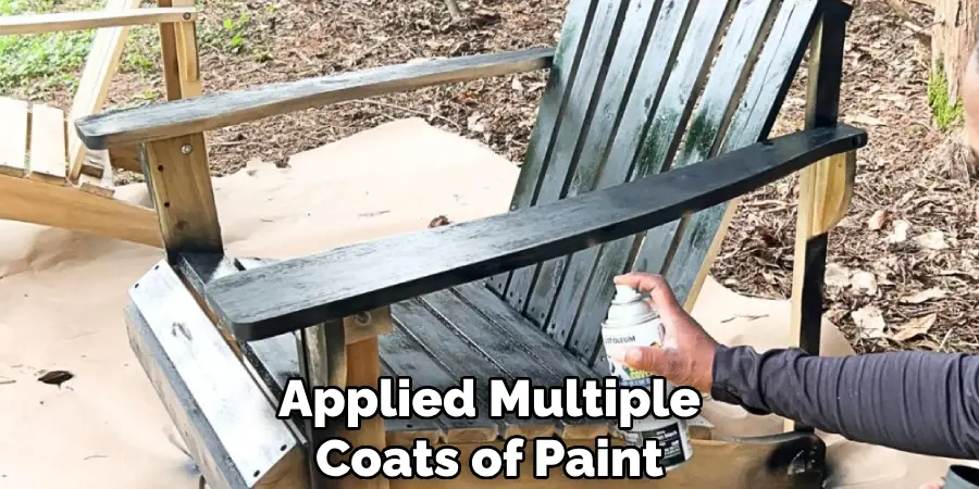 Applied Multiple Coats of Paint