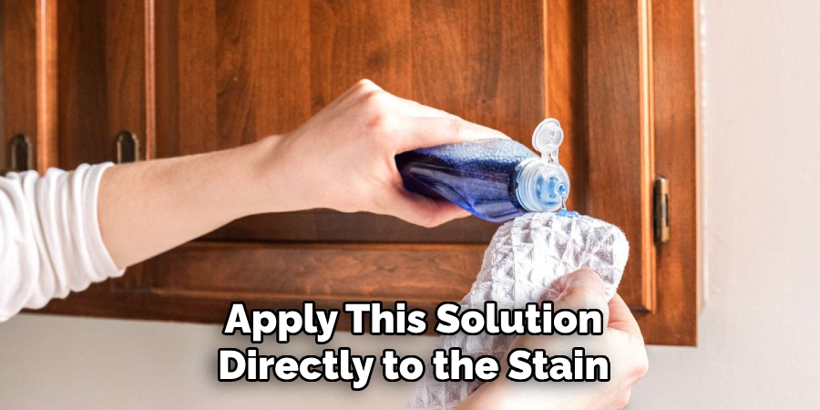 Apply This Solution Directly to the Stain