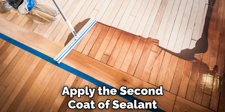 Apply the Second Coat of Sealant