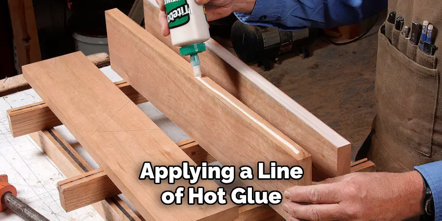 Applying a Line of Hot Glue