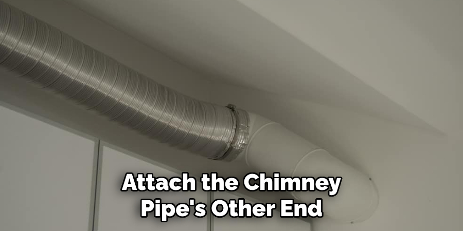 Attach the Chimney Pipe's Other End