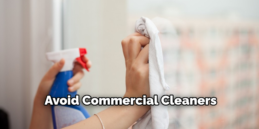 Avoid Commercial Cleaners