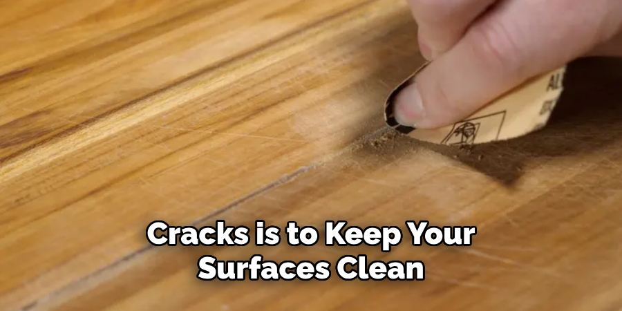 Cracks is to Keep Your Surfaces Clean