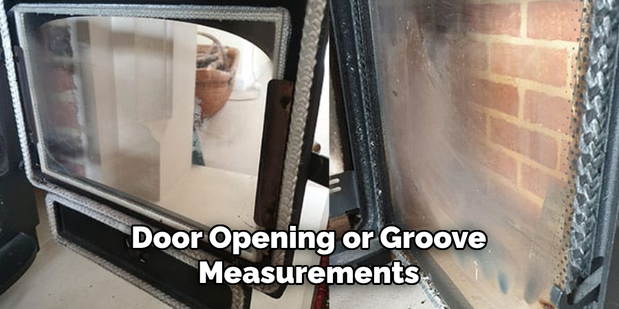 Door Opening or Groove Measurements