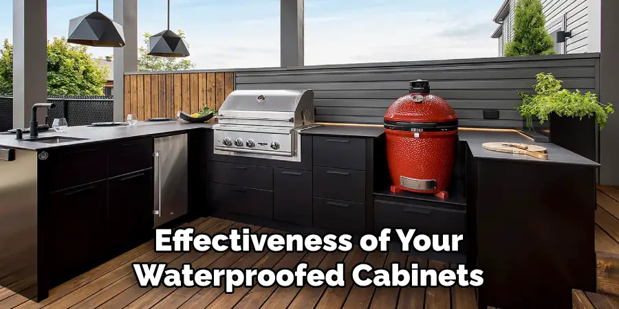 Effectiveness of Your Waterproofed Cabinets