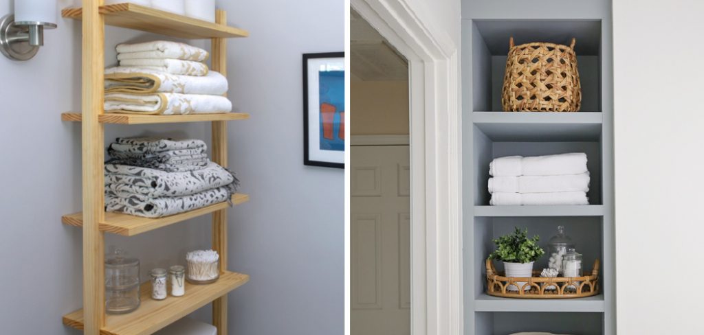 How to Build Bathroom Shelves