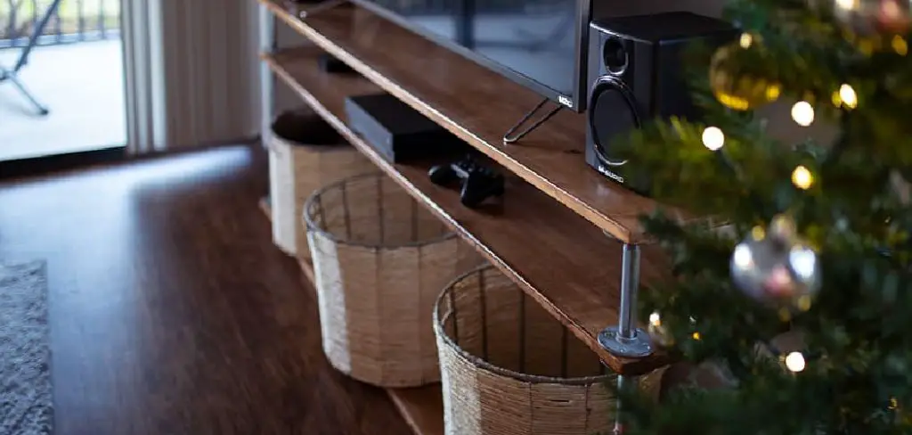 How to Decorate a Tv Stand for Christmas