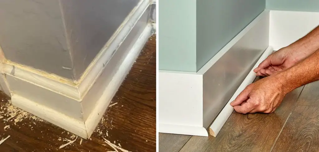 How to Fill Gap Between Baseboard and Wood Floor
