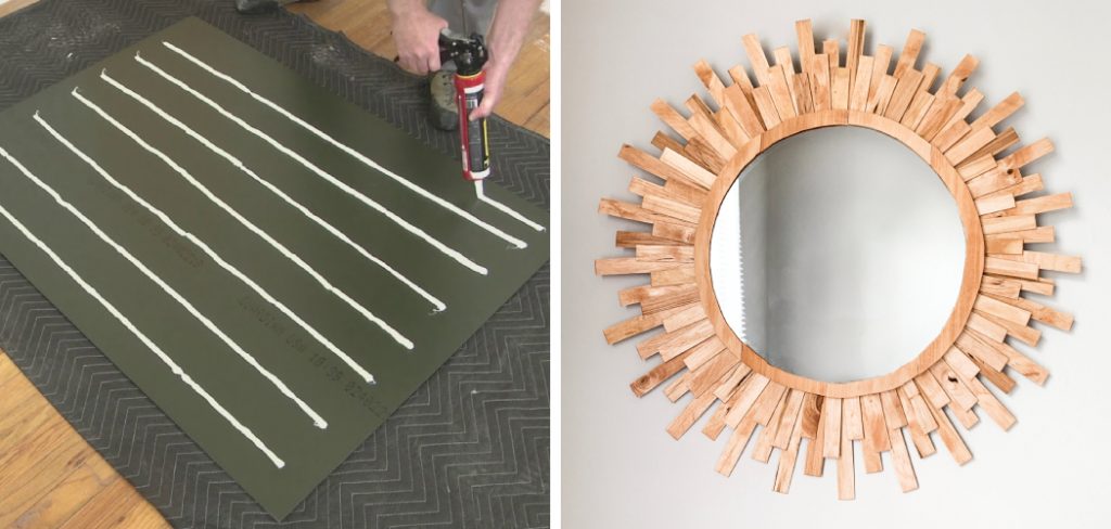 How to Glue Mirror to Wood