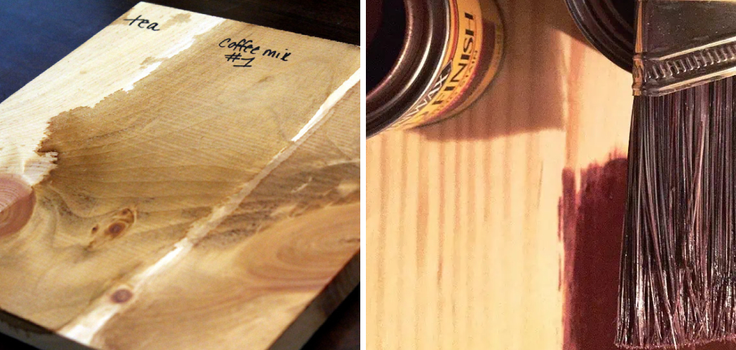 How to Make Your Own Wood Stain