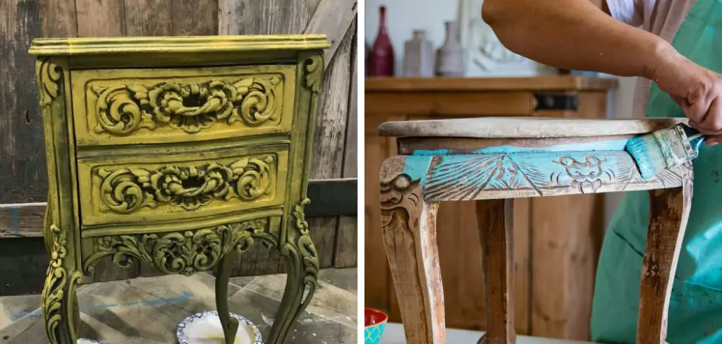 How to Paint Carved Wood Furniture