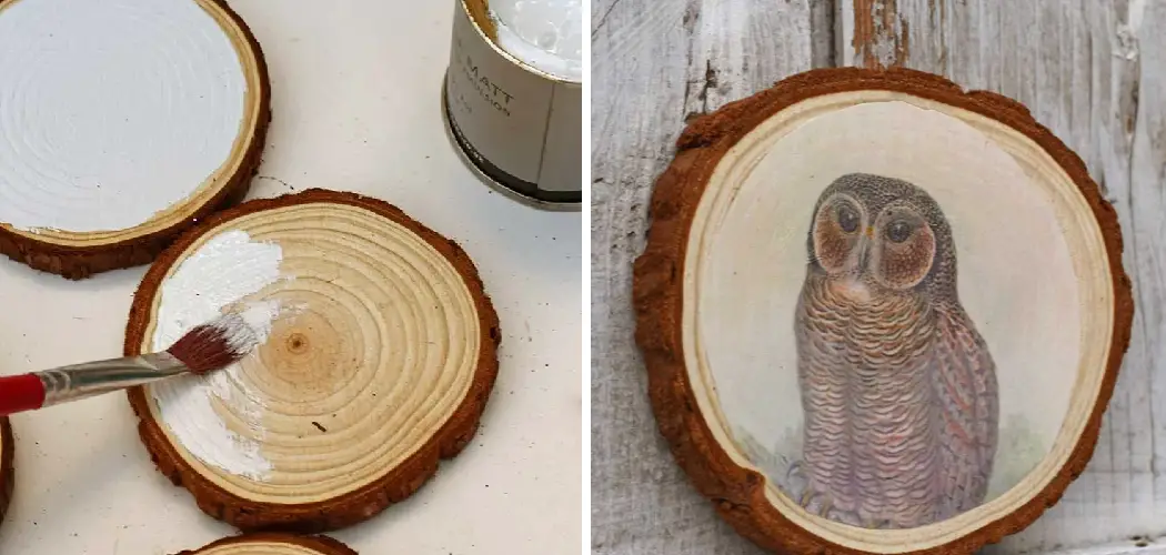 How to Put Pictures on Wood Slices