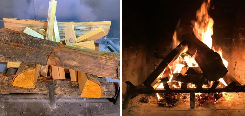 How to Stack Firewood in Fireplace
