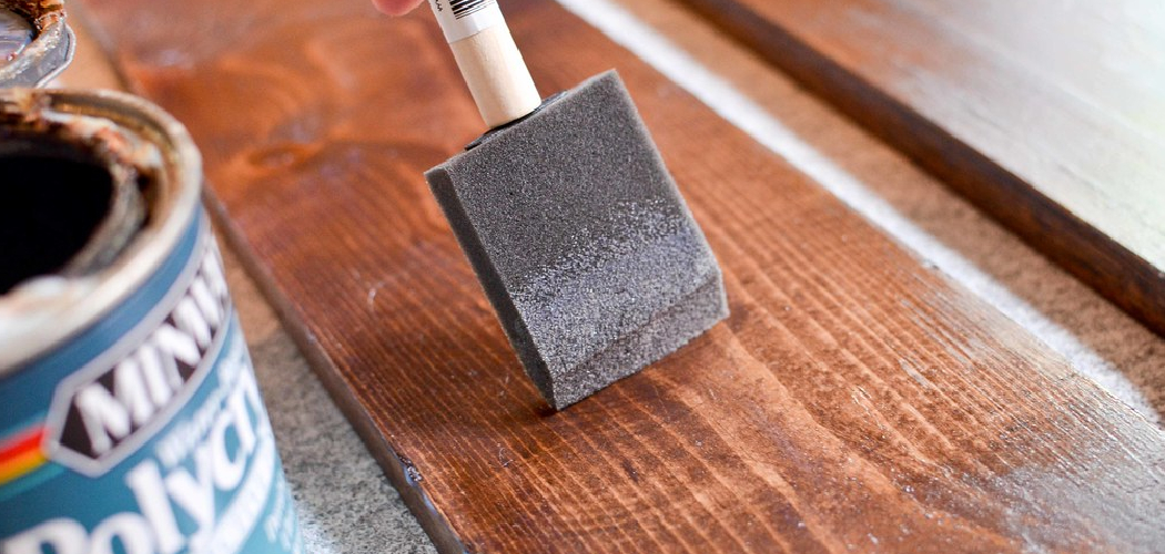 How to Tone Down Orange Wood Stain